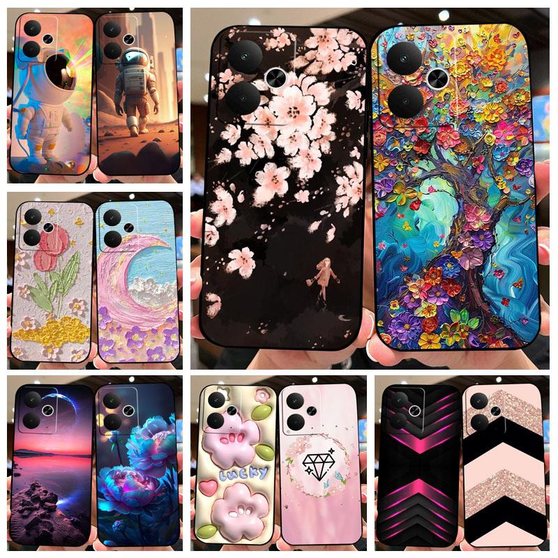 For Realme 14T 5G Case For Realme14T Phone Case Cover RMX5078 Shockproof Silicone Soft TPU Bumper 14 T Protective Matte Shell