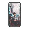Чехол-накладка из закаленного стекла Attack On Titan для iPhone 11 12 13 14 Pro Max Mini 6 6s 7 8 14 Plus X Xr Xs Max Se2020