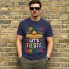 Oversized T Shirt Summer Lets Party Fiesta Hip Hop T Shirts 100 Cotton Tee Shirt for Unisexs Y2K Casual Wholesale Short Sleeve