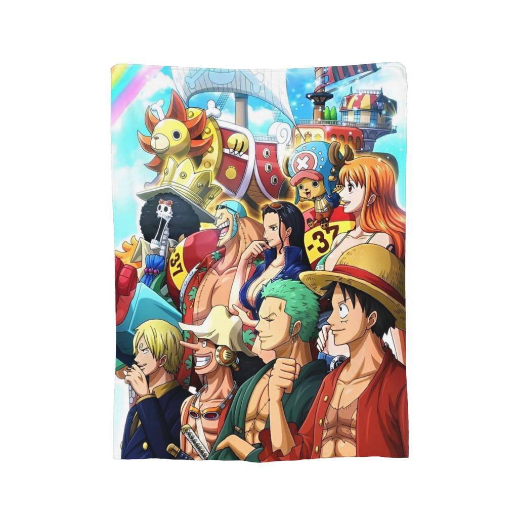 Одеяло Аниме Луффи 5-я Передача Пушистое Потрясающее Мягкое Одеяло-Плед для Постельных Принадлежностей Текстильный Декор для Гостиной,