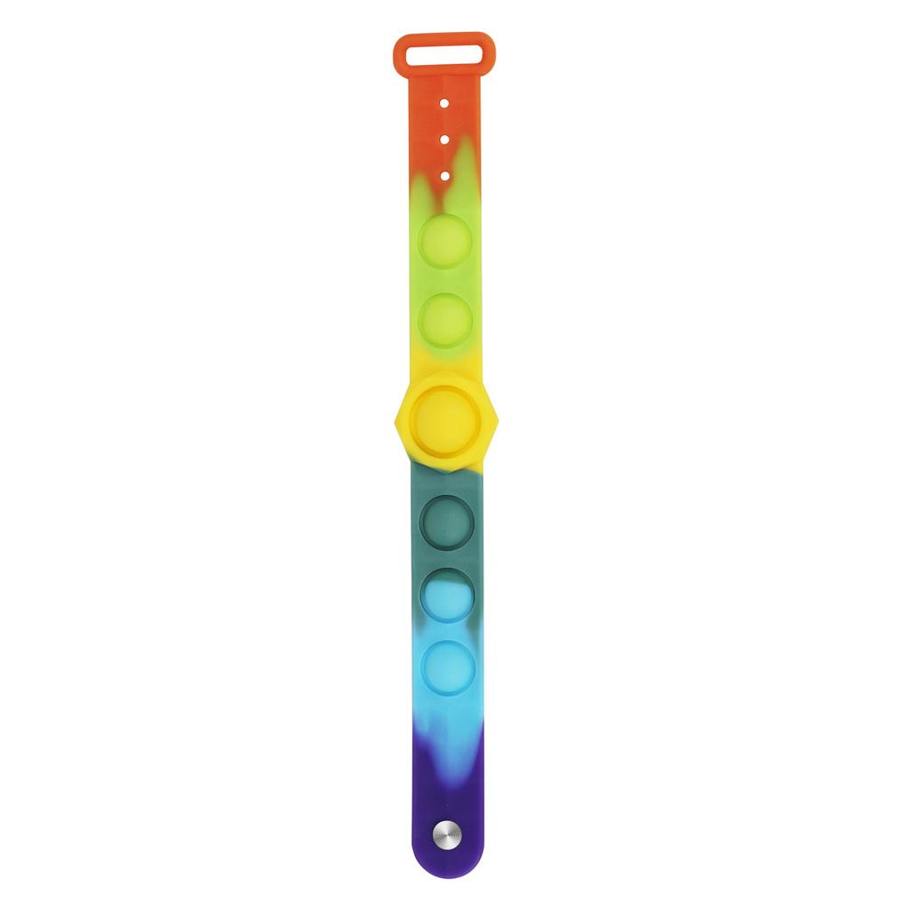 Bubble Sensory Fidget Toy Silicone Wristbands Bracelets, Anxiety Stress Reliever, Funny and Multiple Ways to Play, Sport Bands / Wrist Straps for Men