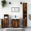 VidaXL 3-piece Bathroom Cabinet Set Smoked Oak 3187794