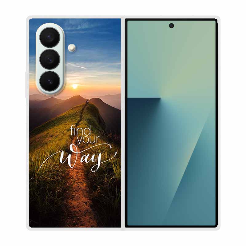 Чехол для телефона Galaxy Z Fold7 5G 2025 Чехлы Модный Защитный Задний Чехол для Samsung Galaxy Fold7 5G Z Fold 7 Жесткий Чехол Fold 7