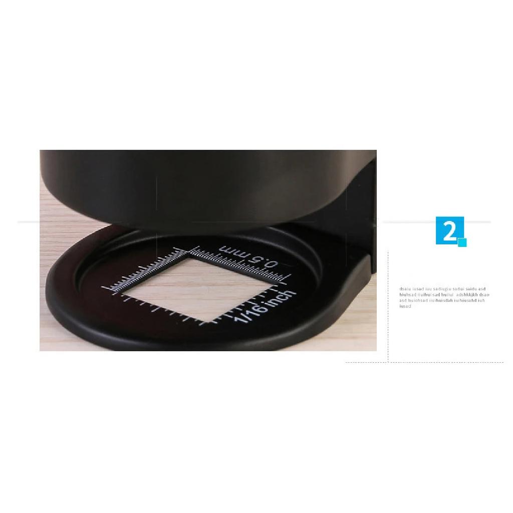 30X Coin Jewelry Loupe Magnifier with LED UV Light Desktop Portable Metal Scale Magnifing Glass For Textile Tool Currency Stamps