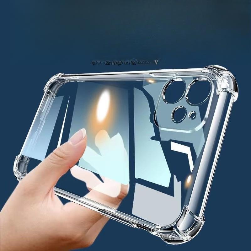 Four Corner Airbags Anti-fall Suitable for Apple 15 Mobile Phone Case IPhone 14 Promax Protective Case 12 Lens All Inclusive 13