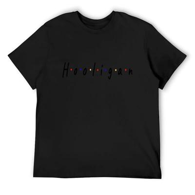 Футболка Hooligan хлопковые футболки с принтом летняя футболка одежда мужские футболки с принтом для высоких и крупных