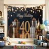Party Backdrop Birthday 40th Photo Booth Background Front Door Decor