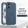 Luxury Liquid Silicone For Magsafe Magnetic Wireless Charger Case For For Iphone 16 15 14 Plus 13 12 Pro Max Shockproof Soft Cover