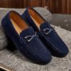 Fashion NEW Men's Loafers Comfortable Flat Casual Shoes Men Breathable Slip-On Soft Leather Driving Shoes Moccasins 2025 New