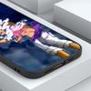 Чехол One Piece Луффи Милый для iPhone XS Max 17Air 7 8 15 16 14 Plus XR 13 12 11 17 Pro Max Черный Мягкий Чехол для Телефона