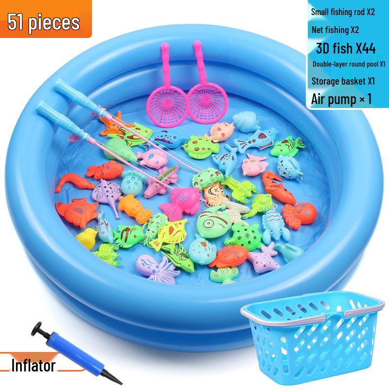 Детский магнитный набор для рыбалки – Летняя развивающая ролевая игра для детей