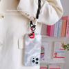 New Universal Braided Mobile Phone Lanyard Strap 3D Cartoon Hanging Chain Ring Cord with Patch Wrist Strap Cell Phone Detachable