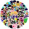 10/30/50 шт. Мультяшные Аниме Наклейки Mob Psycho 100 Водонепроницаемые DIY Наклейка для Бутылки с Водой, Ноутбука, Чемодана, Машины Крутая Классическая Манга Наклейка Игрушка