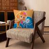 Cartoon TThe FFixies   Decorative Polyester Throw Pillow Cover Square Suitable for Home Office Coffee Shop Decor