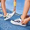 Skechers Удобные Простые Низкие Повседневные Кроссовки Детские Черный Белый Розовый 319047L-BKPK