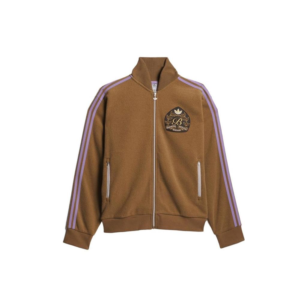 Adidas Спортивный топ из букле X Blondey Earth/Magic Сиреневый Верхняя одежда унисекс Коричневый IK9615