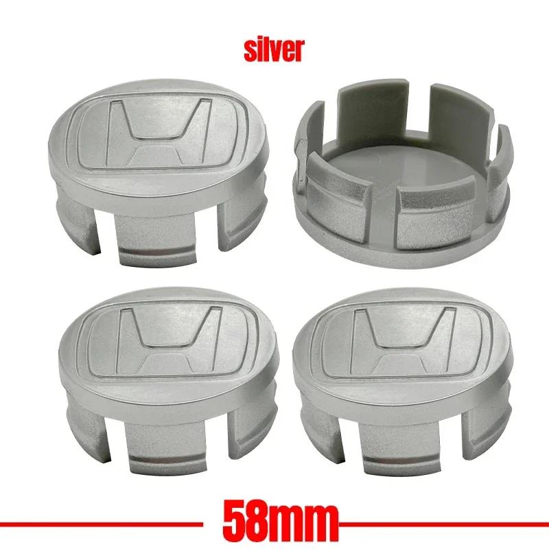 TR3-4pcs/set Car Styling Wheel Center Cap Hub Covers Badge Accessories For Honda Civic Fit Jazz Accord Pilot CRV Passport City XRV