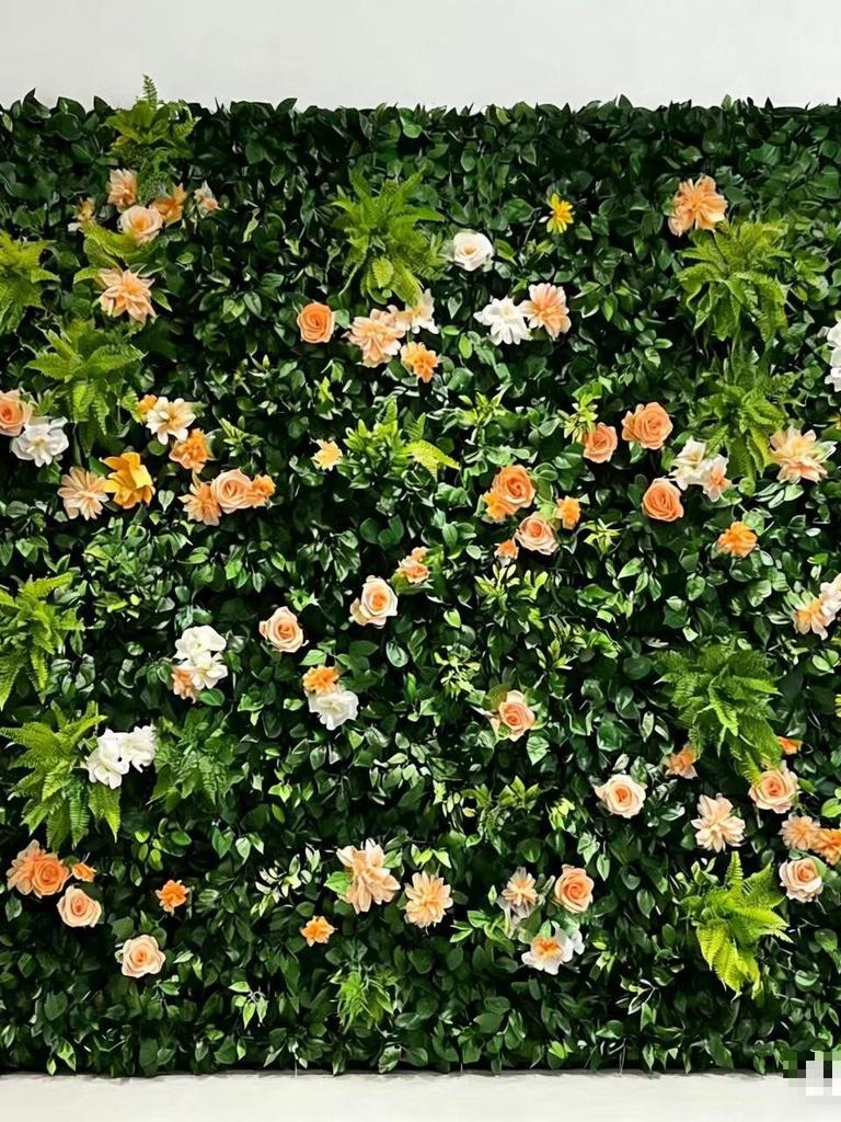 Artificial Green Wall Decoration - Indoor/Outdoor Plant & Flower Modular Background Wall