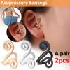 Non Piercing Earrings Simple Earrings Clip Acupressure Slimming Earrings Healthcare Stimulating Acupoints Earring Clip
