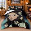Lana Del Rey Pattern Bedding 3Pcs Set Bed Sheet And Pillowcases For Indoor Bedroom