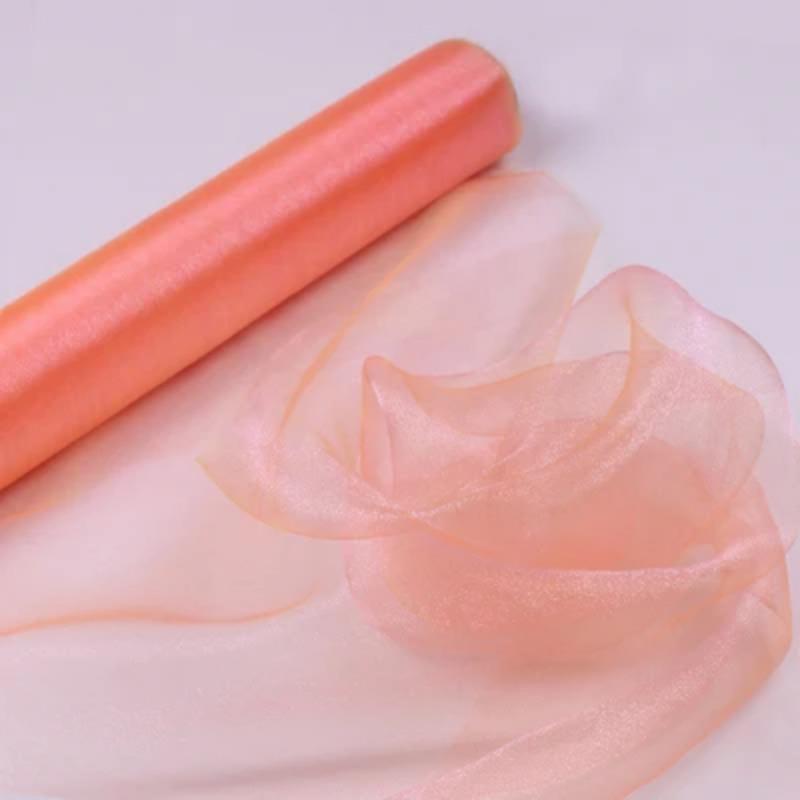 48 см x 5 м/10 м/15 м органза тюль ткань кристалл свадебные арки снежная пряжа свадебное украшение вечеринка день рождения детское шоу 66