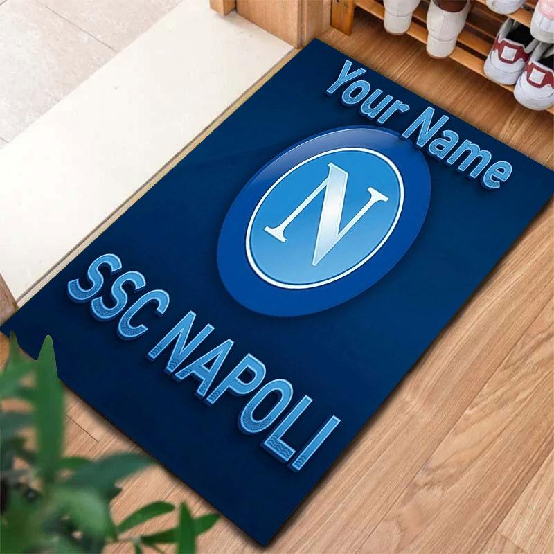 SSC Napoli Custom Name Carpet Rug for Living Room Bedroom Home Sofa Decoration,Kids play Non-slip Floor Mat