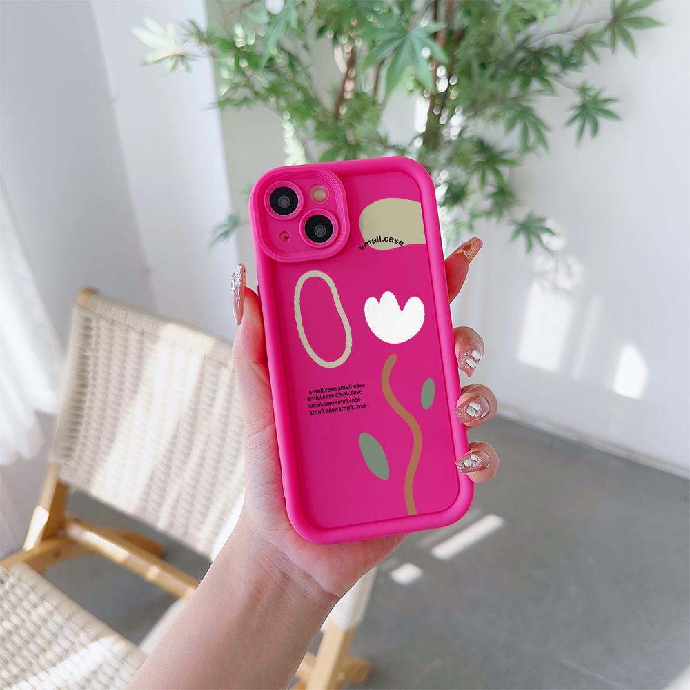Мягкий чехол для телефона из ТПУ с цветочным узором для iPhone 17 Air 16 15 14 Pro Max Plus 13 12 Mini 8 7 X Xs Задняя крышка