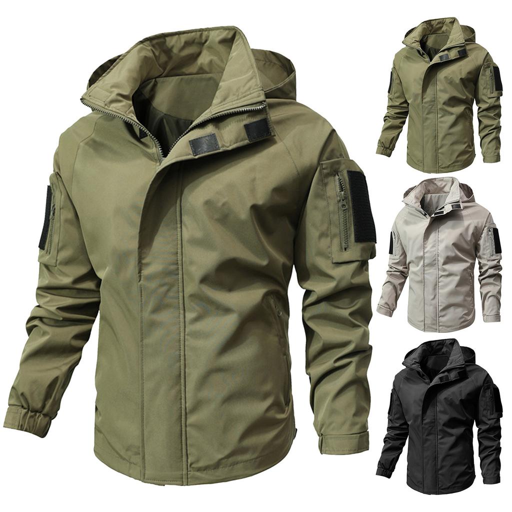 Men's Mountaineering Suit Fast Drying Windbreaker Outdoor Sportswear Jacket Coat