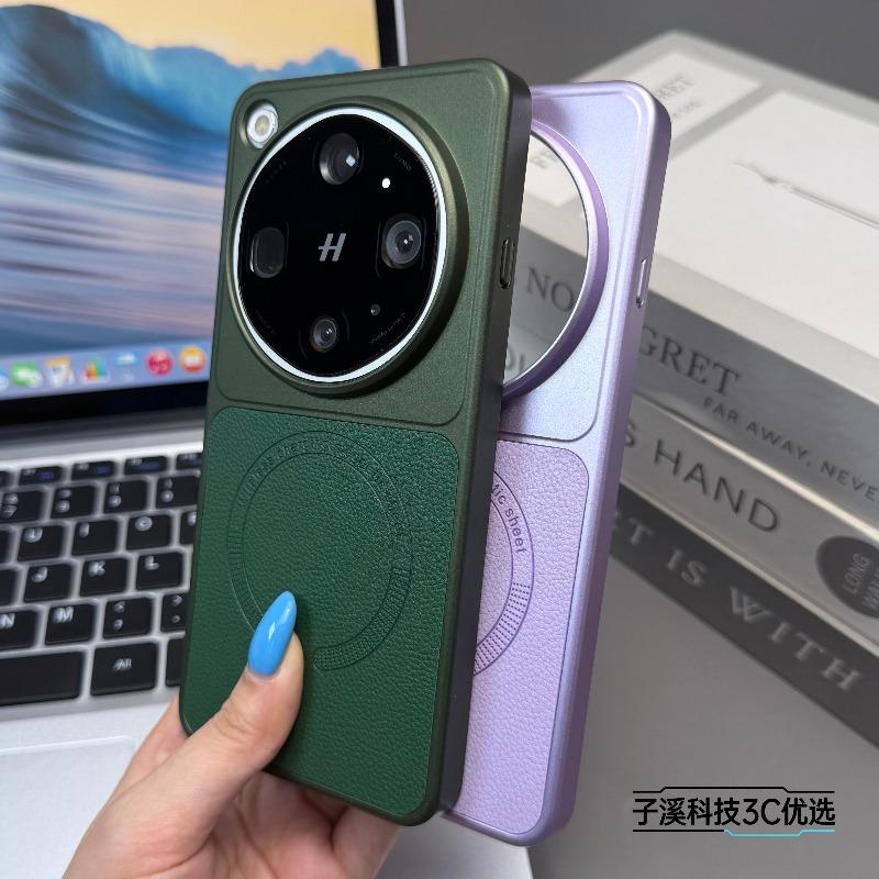 Чехол для OPPO Find X9 Ultra Find X8 Pro x8S, Магнитный, из ПУ-кожи, Электроосажденный ПК, Легкий Жесткий Чехол, Нескользящий Бампер