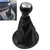 5 Speed Gear Shift Knob Leather Gaiter Boot Cover Collar For Citroen Berlingo III MK3 Peugeot Partner 2008-2012 Car Accessories