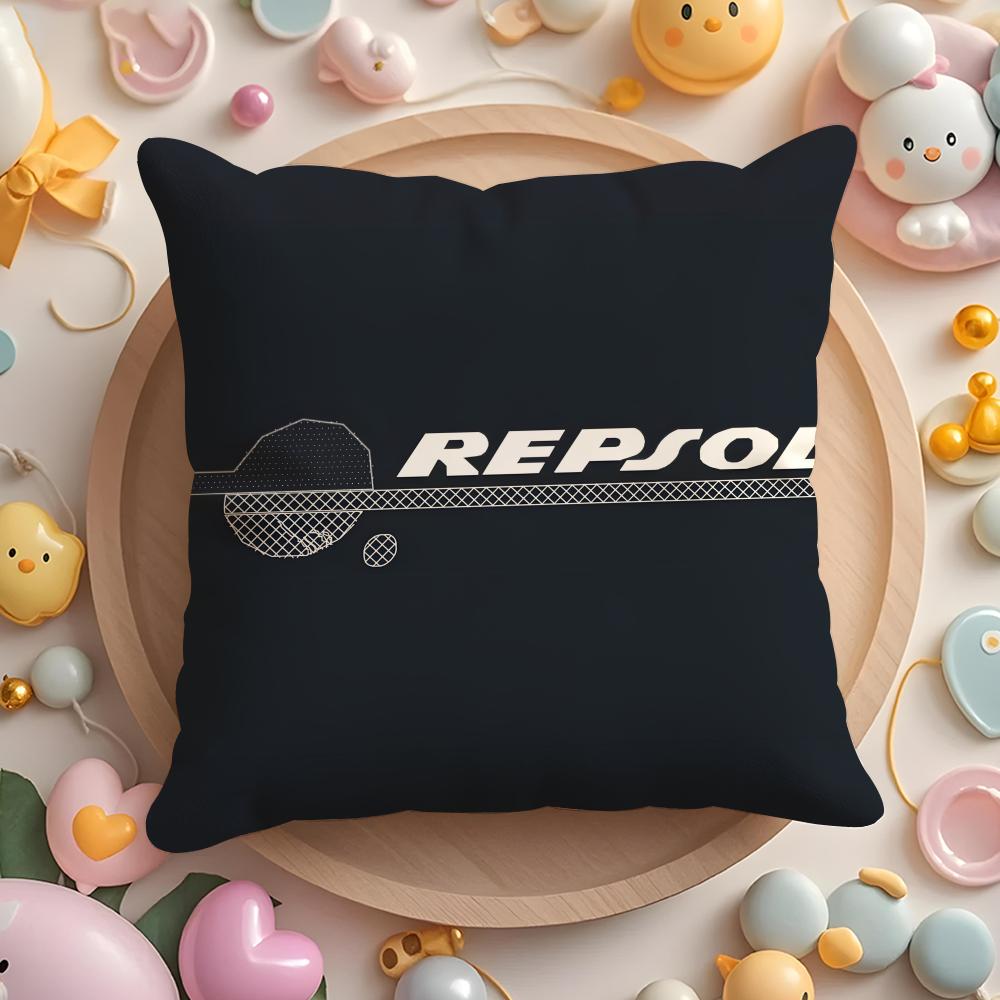 PIKPAKA Cute Pink RRepsol PetrleoS Cushion Cover Plush Fabric Soft DoubleSided Printed Sofa Warm Winter Home Gift Pillow Cover