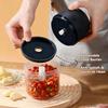 Wireless Electric Vegetable Chopper Portable Kitchen Food Chopper  Garlic Crushing