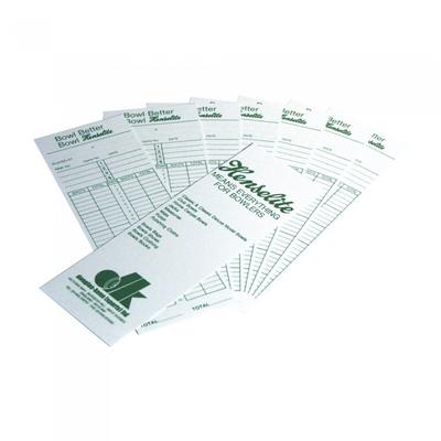 Henselite Карточки для подсчета очков в боулинг (Упаковка 100 шт.)