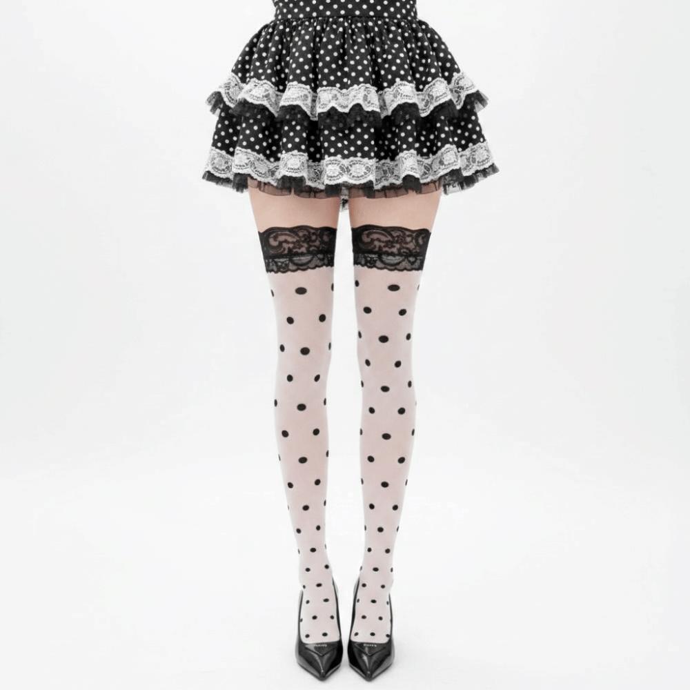 Breathable Thigh High Stockings Lace Trim Sexy Stockings Perfect Over Knee Stockings For Women
