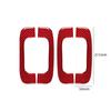 Red Carbon Fiber Interior Roof Door Handle Cover Trim For Ford Mustang Mach-E
