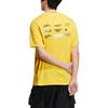 Adidas Футболка с короткими рукавами и круглым вырезом NEO Letter Print, мужская, цвет желтый HN4740