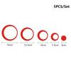 5PCS/Set Removable Wall Art Home Decor Wall Stickers Round Decals Mural 3D Circles