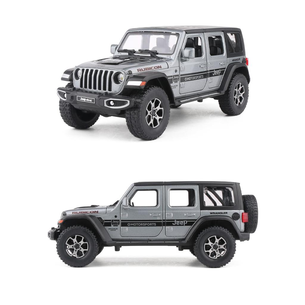 1/22 Масштаб Wrangler, литая под давлением внедорожная модель автомобиля, игрушечная модель автомобиля, 7 открытых дверей, выдвижной игрушечный автомобиль со звуком и светом для детей, коллекция подарков для мальчиков и девочек