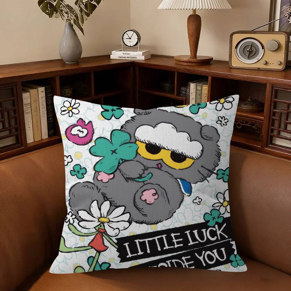 Cushion Cover 30X50 Polyester Sofa Cushions Decorative Throw Pillows Home Decoration Pillowcover Cloud Cat Z-Zoa Cartoon