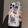 Стразы Любовь Жемчуг Роскошный Чехол Для Мобильного Телефона Для Iphone15Promax Мультяшный Кот Kt Женский Apple 16 Жесткий