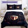 Bologna FC Printed 3PCS Bedding Set Breathable Duvet Cover with Pillowcases Decorative Bed Linen for Bedroom Home