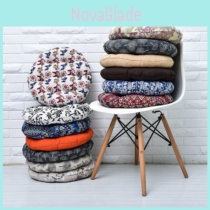 Exquisite Workmanship Round Cushion Patio Tatami Meditation Mat Seat Pillow For Comfort