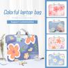 Multi Size Flower Cover Laptop Bag Sleeve 13 14 15 16 17 Inch Multi Purpose Shoulder Hand Bag for Macbook/HP/Lenovo/ Acer/Asus