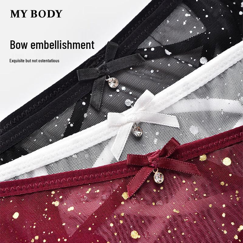 Женские трусы-слипы с низкой посадкой из соблазнительного кружева mybody