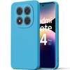 Case for Xiaomi Redmi Note 14 Pro 5G (not for 4G) - Blue Liquid Silicone - EFConnection®