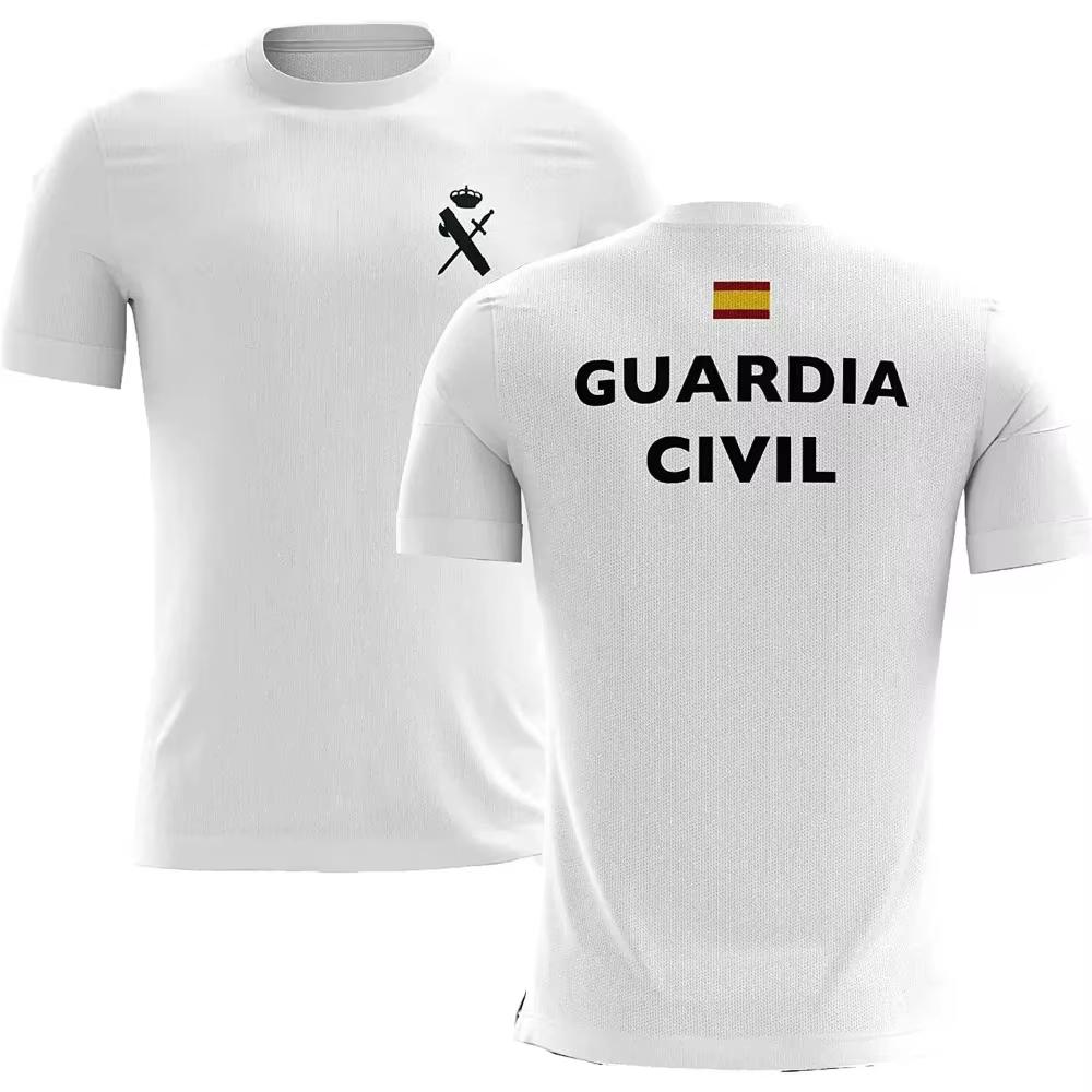 Spain Guardia Civil Espanola TShirt Cotton ONeck Summer Short Sleeve YK Casual Unisexs and Womens Tshirt Tops New