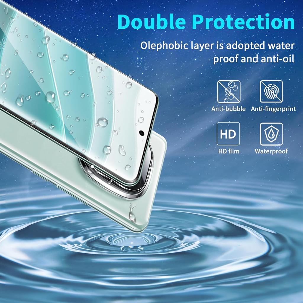 3PCS 3D Curved Edge Screen Protector For Xiaomi Redmi Note 14 Pro 5G Tempered Glass HD Clear Glass Redmi Note 14 Pro 4G Note 14 Pro+ POCO X7