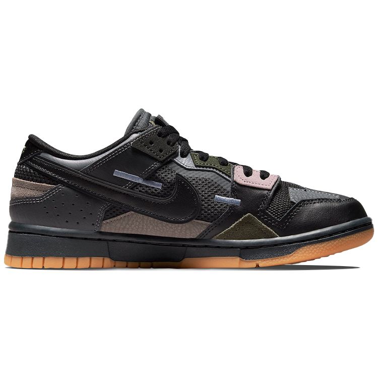 Nike Черные мужские кроссовки Dunk Low Scrap Cool-серые антрацитовые DB0500-001