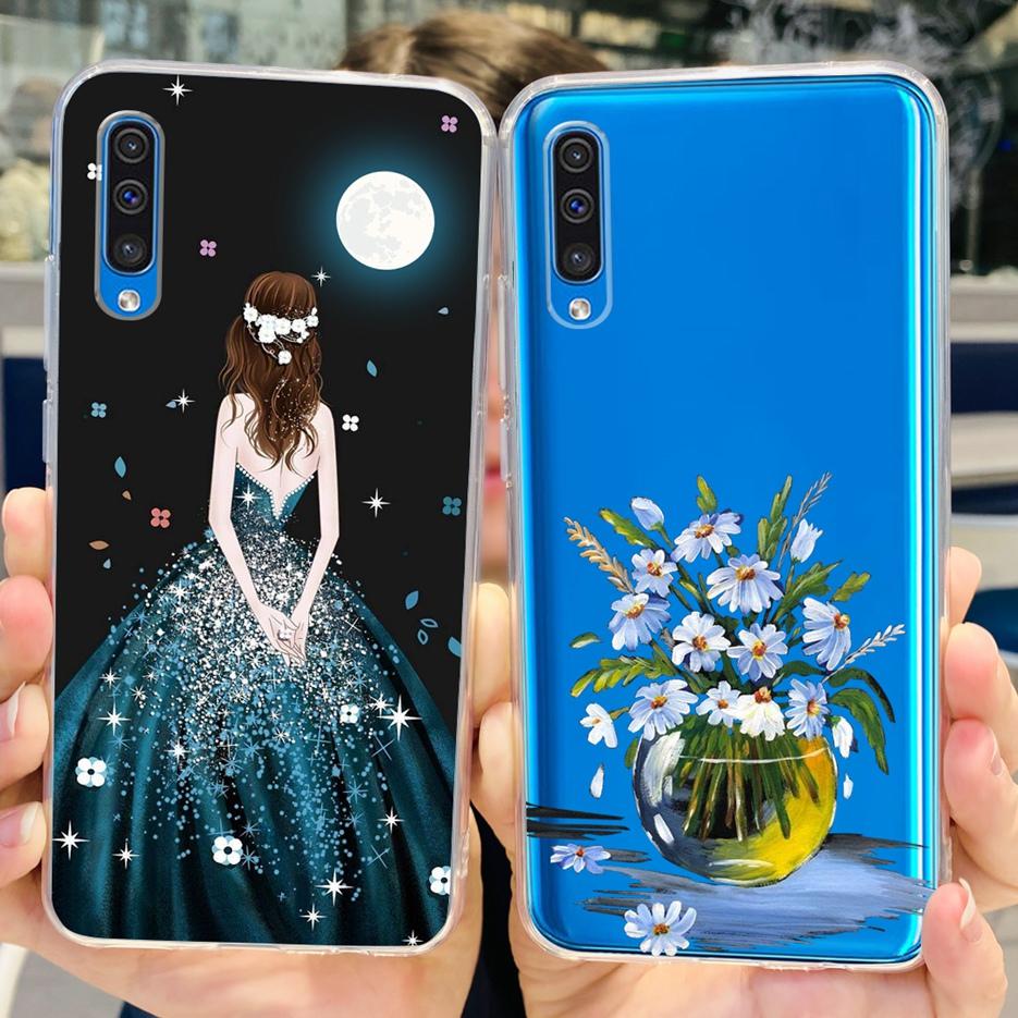 Для Samsung Galaxy A50 Чехол A30s A50s Милый Модный Расписной Задний Чехол Чехол для Телефона Для Samsung A50s Galaxy A30s A 50 s Мягкие Fundas