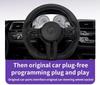 Black Chrome Leather Performance Steering Wheel for F30 F36 F20 F23 F22 M3 F80 X1 F48 F10 F07 F01 M5 E84 E87 E90 E70